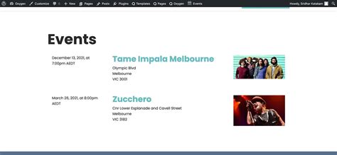 events Archive .